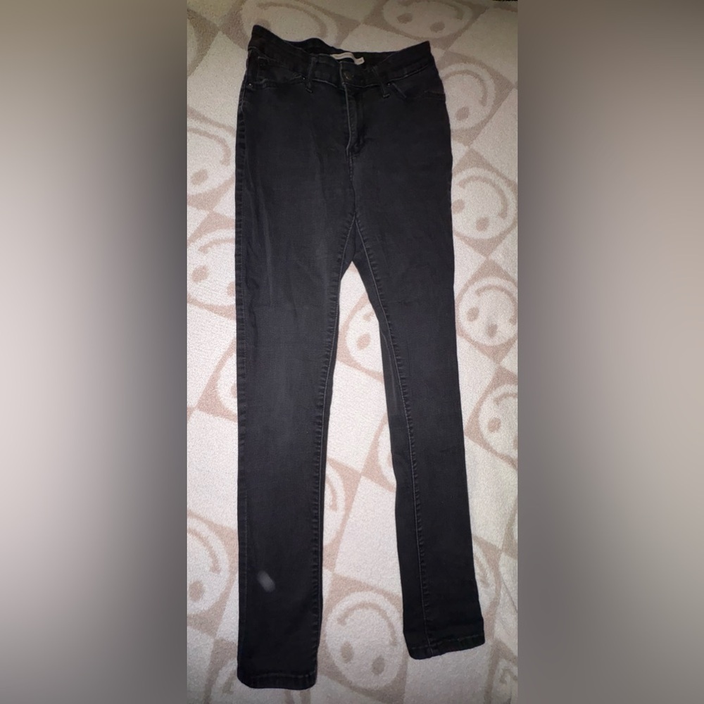 Black Levi skinny jeans